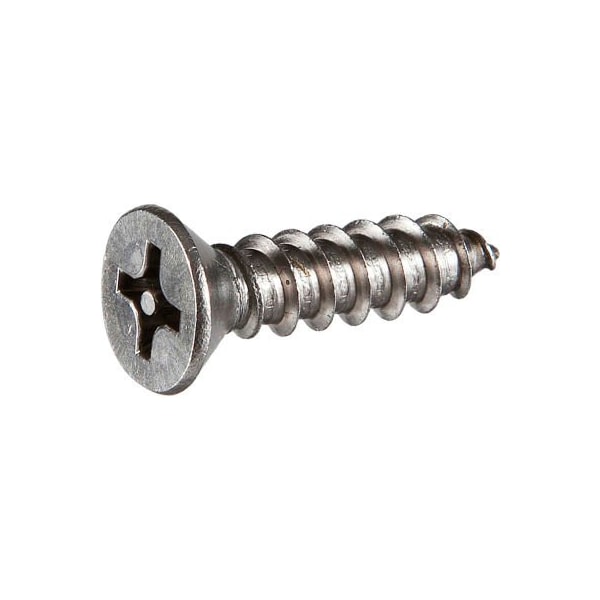 Tamper-Pruf Screws Sheet Metal Screw, 18-8 Stainless Steel Flat Head Phillips Drive 2.14A3FS - main